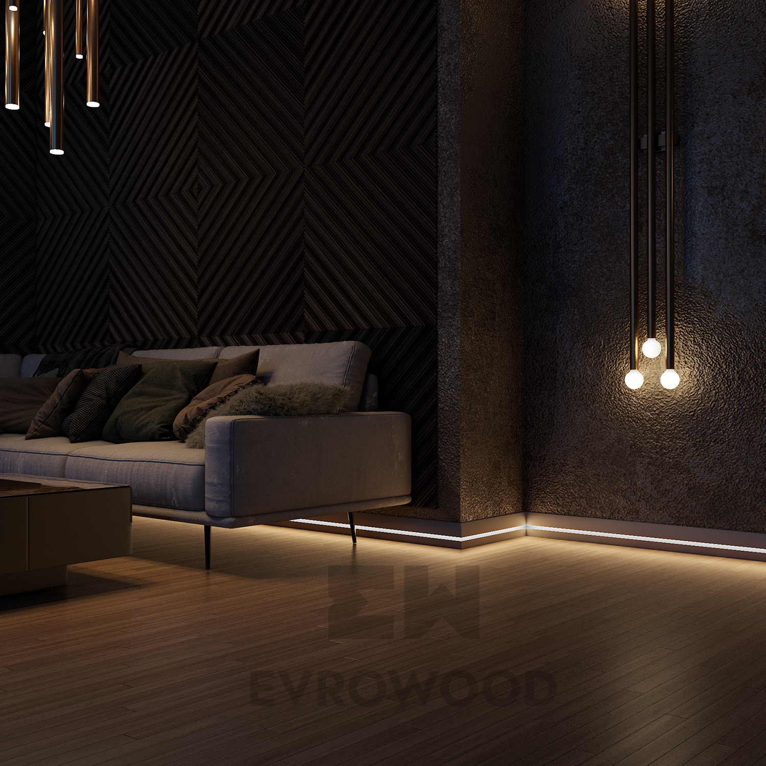 картинка Плинтус PN 080 LED