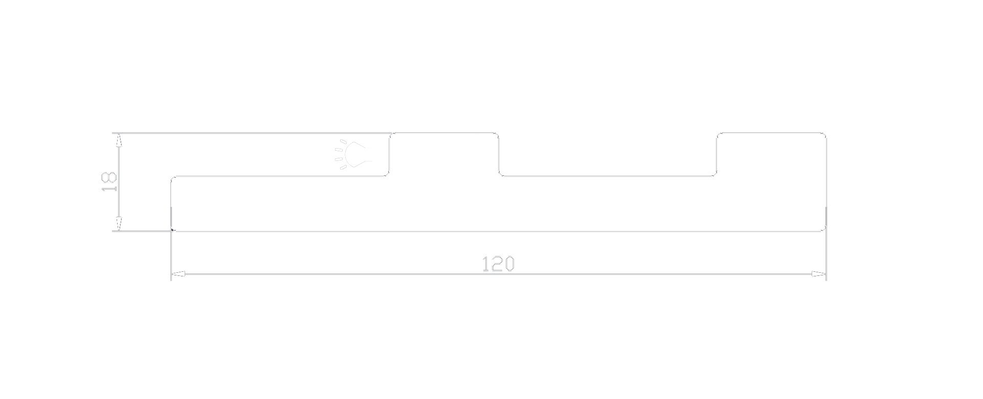 картинка Молдинг M07 LED